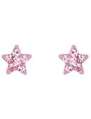 Amor Paar Ohrstecker Sternchen, mit Kristallglas in 00000