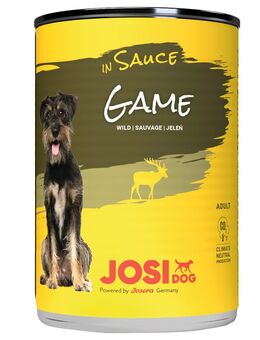 JosiDog Nassfutter in Soße 12 x 415 g - Wild