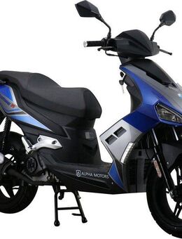 Alpha Motors Motorroller Mustang FI, 50 ccm, 45 km/h, Euro 5, mit USB-Anschluss und Lenkerschloss, sportliches Design