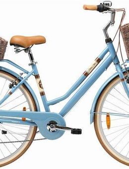 Bikestar Cityrad, 7 Gang Shimano RD-TY21 Schaltwerk, Kettenschaltung, für Damen, Kettenschaltung