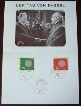 Briefmarken Ersttagsbrief Treffen In Kassel vom 21.05.1970 - Krefeld