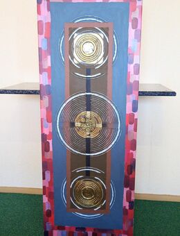 Großes Bild moderne Kunst auf Leinwand mit Keilrahmen Handarbeit Einzelstück - Magdeburg