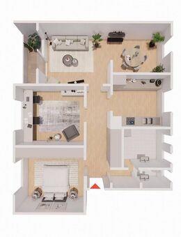 Ruhig gelegener Rückzugsort mit Balkon und Garage - Rastatt