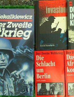 Der Zweite Weltkrieg Buch von Janusz Piekalkiewicz Vorwort von Sebastian Haffner; Invasion/Howarth; Wende im U-Boot-Krieg/Brennecke; Afrikakorps/Macksey; Die Schlacht um Berlin/Ziemke. 5 Bücher zus. 8,- - Flensburg