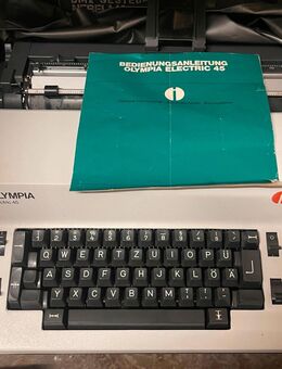 ©️Olympia Electric 45 Schreibmaschine 1. Hand zu verschenken!©️ - Ennepetal (Stadt der Kluterhöhle)