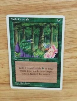 Magic The Gathering-Sammelkarte-Wild Growth - Nörvenich