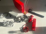 Nintendo Wii Konsole rot rote Spielkonsole komplettset Set - Barntrup