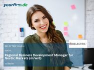 Regional Business Development Manager for Nordic Markets (m/w/d) - Berlin