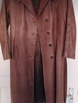 brauner Ledermantel zu verkaufen - Hamburg Hamburg-Nord