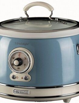 Ariete Multikocher 2904BL, 650 W, 3 l Schüssel, Slowcooker/Reiskocher