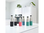 Emsa Trinkflasche Bludrop Sleeve, nachhaltig, Silikon-Manschette, 12h heiß, 24h kalt, 360° Trinkgenuss