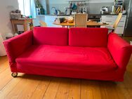 Chices, rotes 2er Sofa - Wuppertal