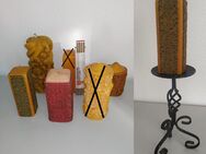 grosse Kerzen Kerzenständer Shabby Vintage - Fulda Zentrum