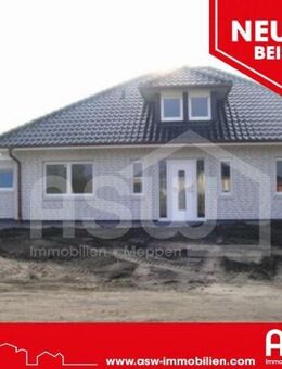 Musterhaus! Schneeweißer Neubau Bungalow in schöner Wohnlage in der Nähe von Haselünne! - Haselünne