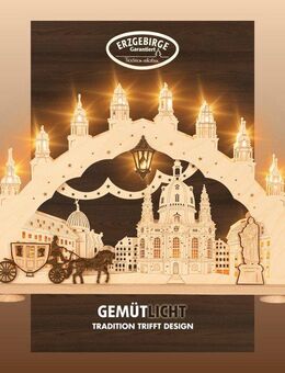 Weigla Schwibbogen (1-tlg), Erzgebirge garantiert, Weihnachtsdeko Innen, Weihnachtsbeleuchtung