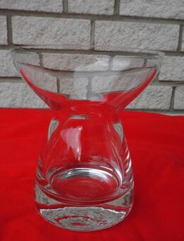 Glas Vase 14,5 cm Blumenvase Leuchter schlicht Deko 4,- - Flensburg