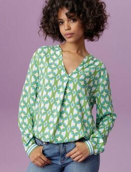 Aniston CASUAL Schlupfbluse mit extravagantem, graphischem Druck