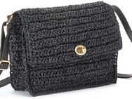 Vivance Umhängetasche Handtasche, Minibag, Henkeltasche, Bast-Optik, Sommertasche, Crossbody Bag