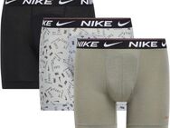 NIKE Underwear Boxershorts BOXER BRIEF 3PK (Packung, 3-St., 3er) mit Logo auf dem Bund