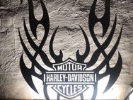 Harley-Davidson Wanddeko aus Stahl - Elbe