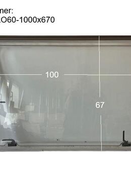 Adria Wohnwagen Fenster Roxite 60 D78 ca 100 x 67 (zB Adria Forma 408 BJ 92) gebr. - Schotten Zentrum