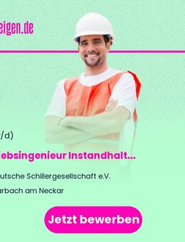 Betriebsingenieur (m/w/d) Instandhaltung, Gebäude- und Versorgungstechnik - Marbach (Neckar)