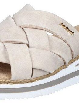 Rieker Pantolette, Keilabsatz, Sommerschuh, Schlappen mit weicher Innensohle