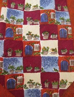 NEU * Edel * Original 1980er VINTAGE * Business * Anlass * Mediterran * Karo- Optik  * Seiden * Krawatte "MONTI CRAVATTE" vanille- beige * bordaux- dunkel- rot * blau- grau * - Riedlingen