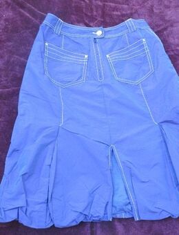 NEU * Stylisch * Worker * A- Linie * High waist Mini-  Rock "BIBA by ESCADA" Gr. 34- 36/ XS- S * royal- mittel- königs- kornblumen- blau * - Riedlingen