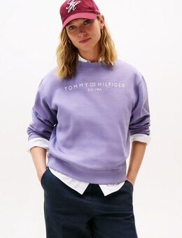 Tommy Hilfiger Sweatshirt MDRN REG CORP LOGO C-NK SWTSHRT mit Logoschriftzug