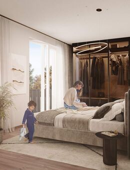 Helle 3-Zimmer-Neubauwohnung im Erdgeschoss mit schöner Terrasse und Garten - Garching (München)