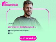 Werkstudent Digitalisierung & IT-Architektur (m/w/d) - Köln