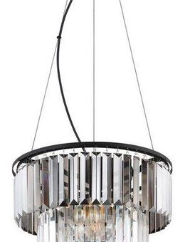 GLOBO LIGHTING Pendelleuchte NAXIS, ohne Leuchtmittel, Kristalllampe, Glaskristalle, Design Leuchte, Hängelampe