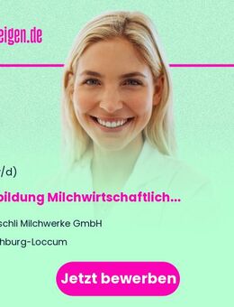 Ausbildung Milchwirtschaftlicher Laborant (m/w/d) - Rehburg-Loccum