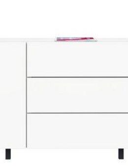 borchardt Möbel Sideboard, Metallfüße, grifflose Optik