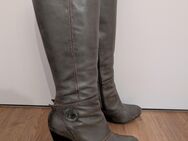 getragene Damenstiefel Leder - Bochum Langendreer