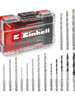 Einhell Bohrer- und Bit-Set M-CASE, (Kombi-Set, 16-tlg., Bohrer-Set)