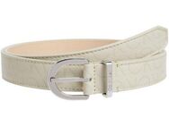 Calvin Klein Synthetikgürtel ROUND BUCKLE BELT 2.5 EPI MONO