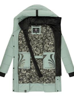 Navahoo Steppmantel Knutschilein Stylischer Damenmantel mit abnehmbarem Fleece-Kragen