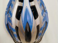 Kinder-Fahrradhelm weiß-silber-blau 49-54cm - Berlin