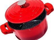 KING Schmortopf Shine Red, Aluminiumguss (1-tlg), Induktion