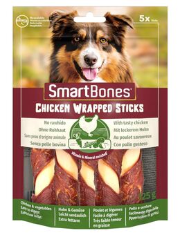 2 + 1 gratis! 3 x SmartBones Kausnacks - Wrapped Sticks Huhn (3 x 5 Stück)