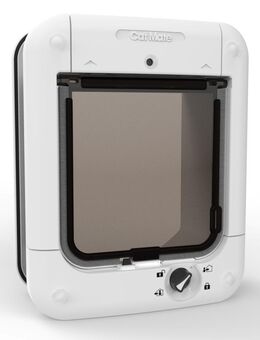 Cat Mate Mikrochip Katzenklappe 360W - Katzenklappe weiß