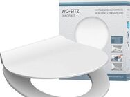 Schütte WC-Sitz SLIM, Duroplast, Absenkautomatik, Schnellverschluss, besonders flache Form