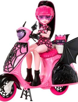 MonsterHigh™ Anziehpuppe Draculaura, Count Fabulous, mit Vampastic Scooter