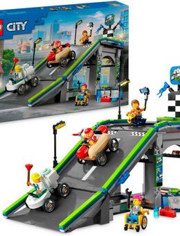 LEGO® Keine Limits: Seifenkistenrennen mit Rampe (60460), LEGO City Konstruktionsspielsteine, (436 St), Made in Europe