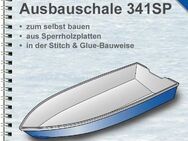 Bootsbauplan für eine Holz Motorboot Ausbauschale zum Selbstbau, Länge 341 cm, Holzboot, Anglerboot - Berlin