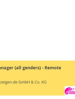 Account Manager (all genders) - Remote - Köln