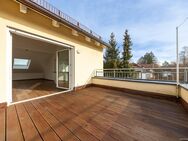 Moderne 2-Zimmer-Dachgeschosswohnung (BJ 2013) mit großzügiger Dachterrasse im grünen Trudering! - München