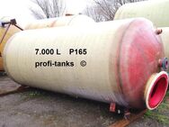 P165 gebrauchter 7.000 L Polyestertank GFK-Tank mit Chemieschutzschicht Wassertank Regenauffangtank Flüssigfuttertank Molketank Melassetank Sickersaft - Nordhorn
